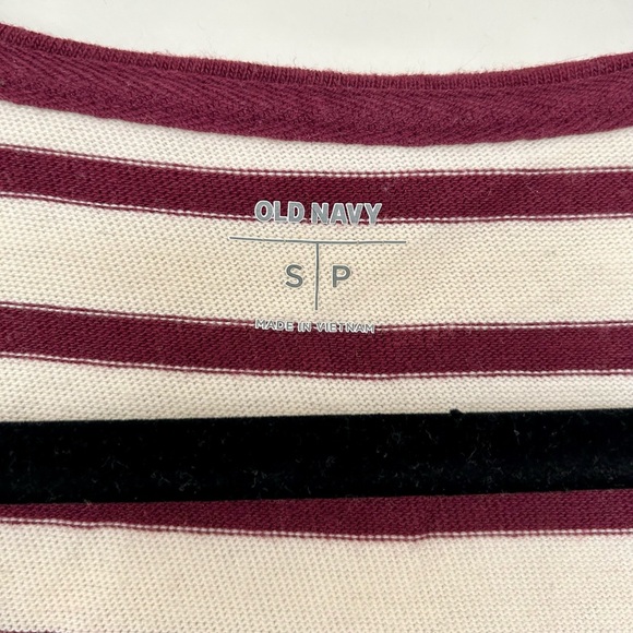 Maroon & Cream Striped Top - Picture 3 of 4